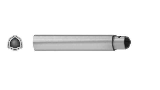 G1 Standard PTO Aksel 710mm - 1 3/8 Z6 Gaffel med snaplås x Ø25 mm Gaffel med notgang